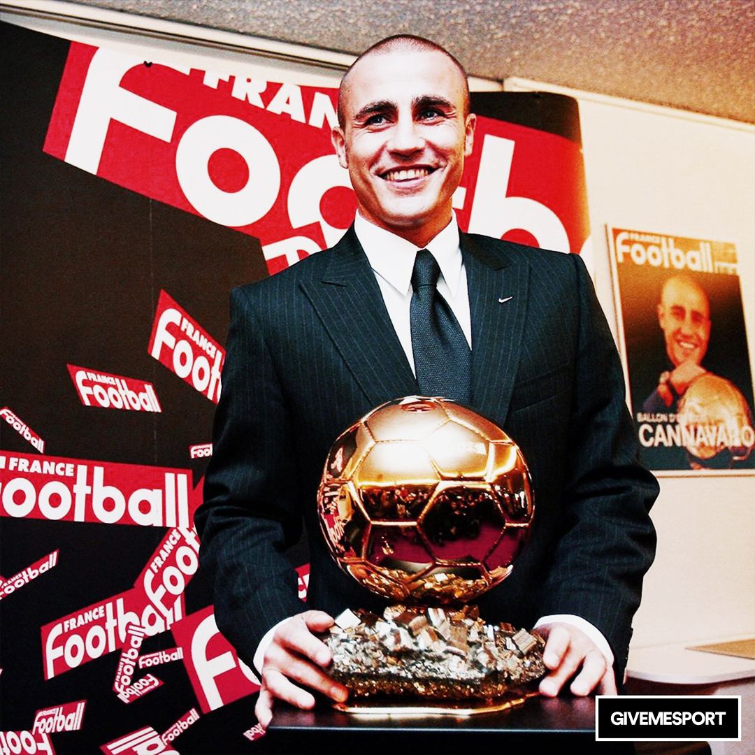 The only defender to win the Ballon d\Or Happy birthday Fabio Cannavaro    