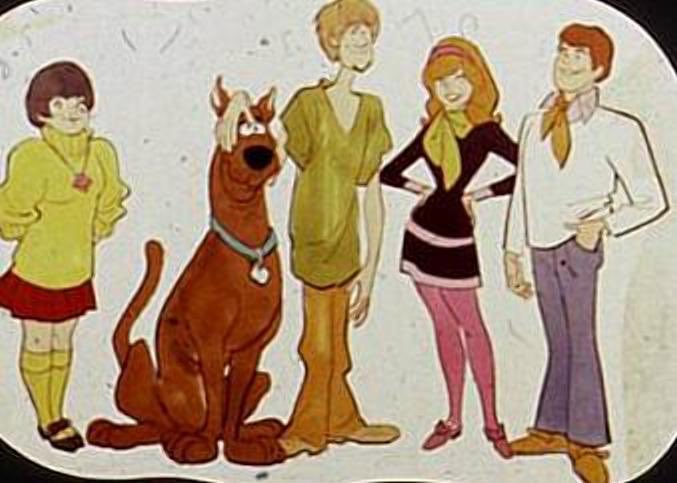 CBS and Hanna-Barbera sought to create a family-friendly counterpoint to the “edgy” superhero cartoons popular at the time (even though many viewers saw the show as a celebration of stoners). [original names left to right: Linda, Too Much, W.W., Kelly, and Geoff]