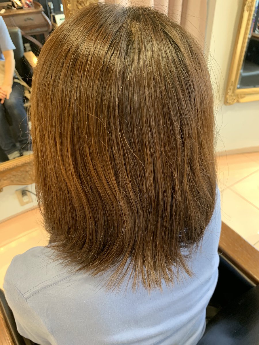 ট ইট র Affes 藤本 髪質改善 カラーの同時施術検証 カットで内巻きになるカットはしてますが アイロンは使わず軽いブロー仕上げ 順調 八幡山美容室 アフェス 髪質改善とカラーカットで2時間 料金はまだ決まってない