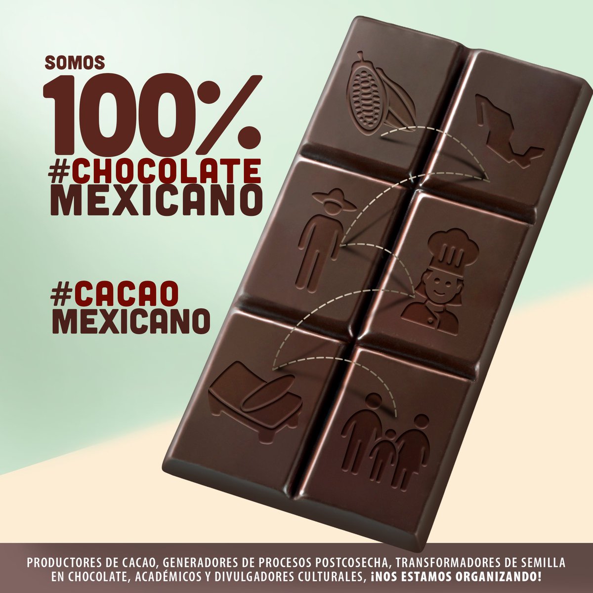 ¡Hoy celebramos unidos!#DiaInternacionaldelChocolate #cacaomexicano #chocolatemexicano
