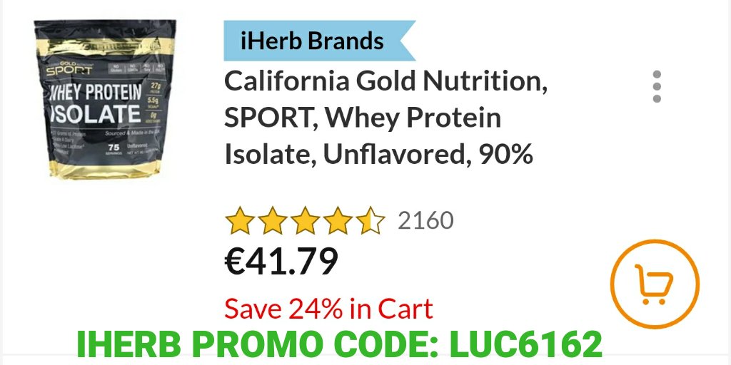 LukeBlack1981's tweet photo. 🌟#iHerbCode 🌟
 +5% OFF with #promocode ▶LUC6162◀
https://t.co/sNImJVxOdG
#supplements #sportnutrition #whey #wheyprotein #protein #bulking #shredding #postworkout #gymlife #iHerb紹介コード #iHerbクーポンコード #iHerb報酬コード #getfit #leanmass https://t.co/yG6dDsUwDB