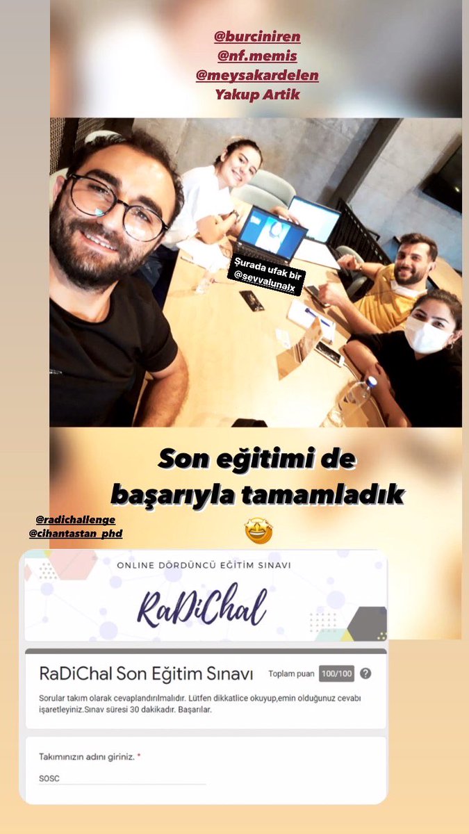 sosc_gsd's tweet photo. Güzel bir maceranın sonuna yaklaşıyoruz , bu süreçte @CihanTastan_PhD hocamızla beraber harika bir eğitim süreci geçirdik. Nadir hastalıkların daha da farkına varıldığı, projelerin geleceğe ümit olacağı gelecekler için bilim insanları olarak iyi ki @RaDiChallenge ‘tayız 🤩 https://t.co/GBEs8fXvIx