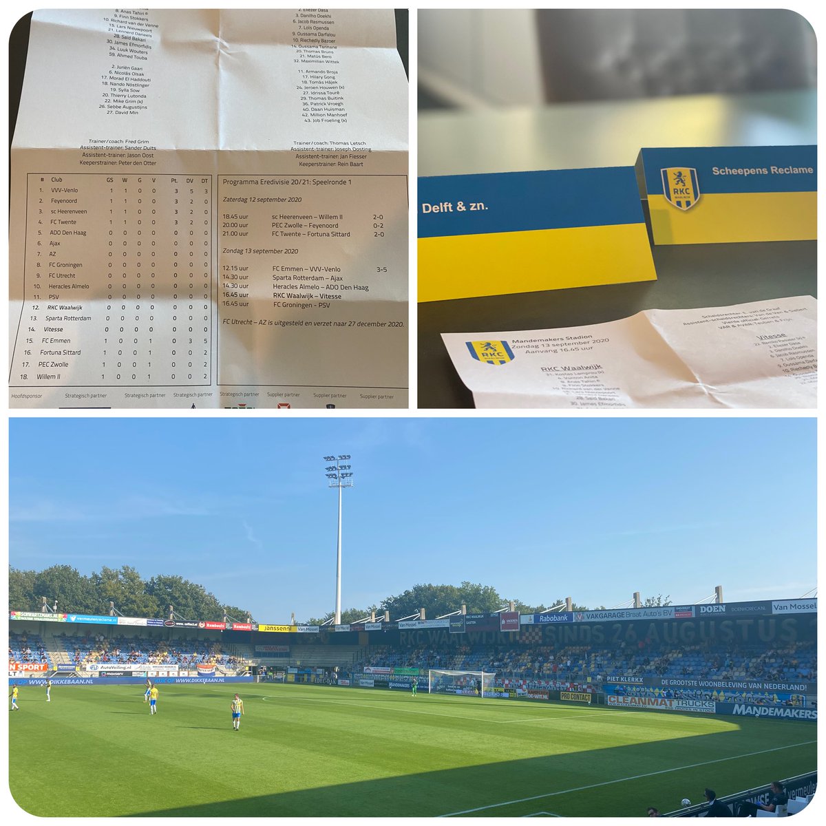 'Pap, we staan niet meer onderaan!'
#wemogenweer #rkcvit