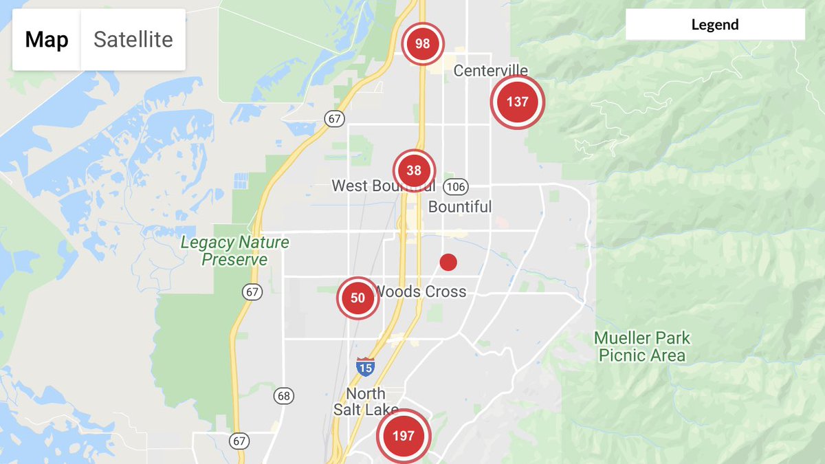 Utah Division Of Emergency Management Utah Dem On Twitter Power Outage Update For Sunday September 13 2020 As Of 8 30 Am There Are 1 868 Outages In Utah Affecting 15 514 Rmp Utah Customers The
