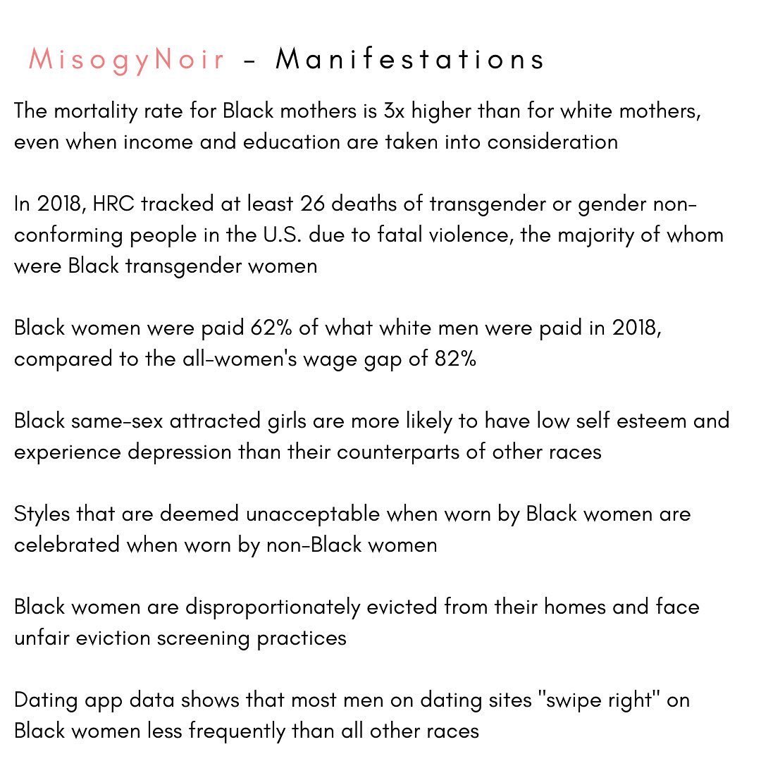 (1/3) Posted by  @victoriaalxndr Misogynoir was coined by  @northeastern professor, Dr. Moya Bailey  @moyazb to describe the anti-Black racist misogyny that Black women experience.