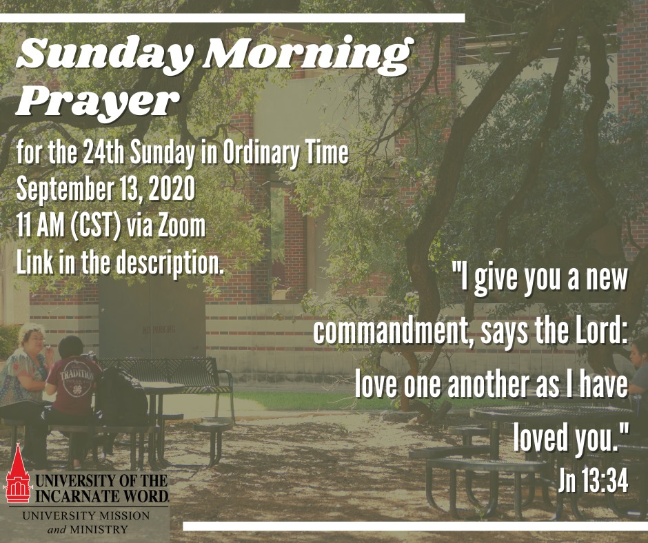 uiwcardinals's tweet photo. University Mission and Ministry invites you to attend our weekly Sunday Morning Prayer at 11 a.m. this morning via Zoom. The platform will open at 10:45 a.m. for an opportunity to greet one another. To receive the Zoom link, please register at https://t.co/RhTL6t9QVW. https://t.co/hAWSGnGlxT
