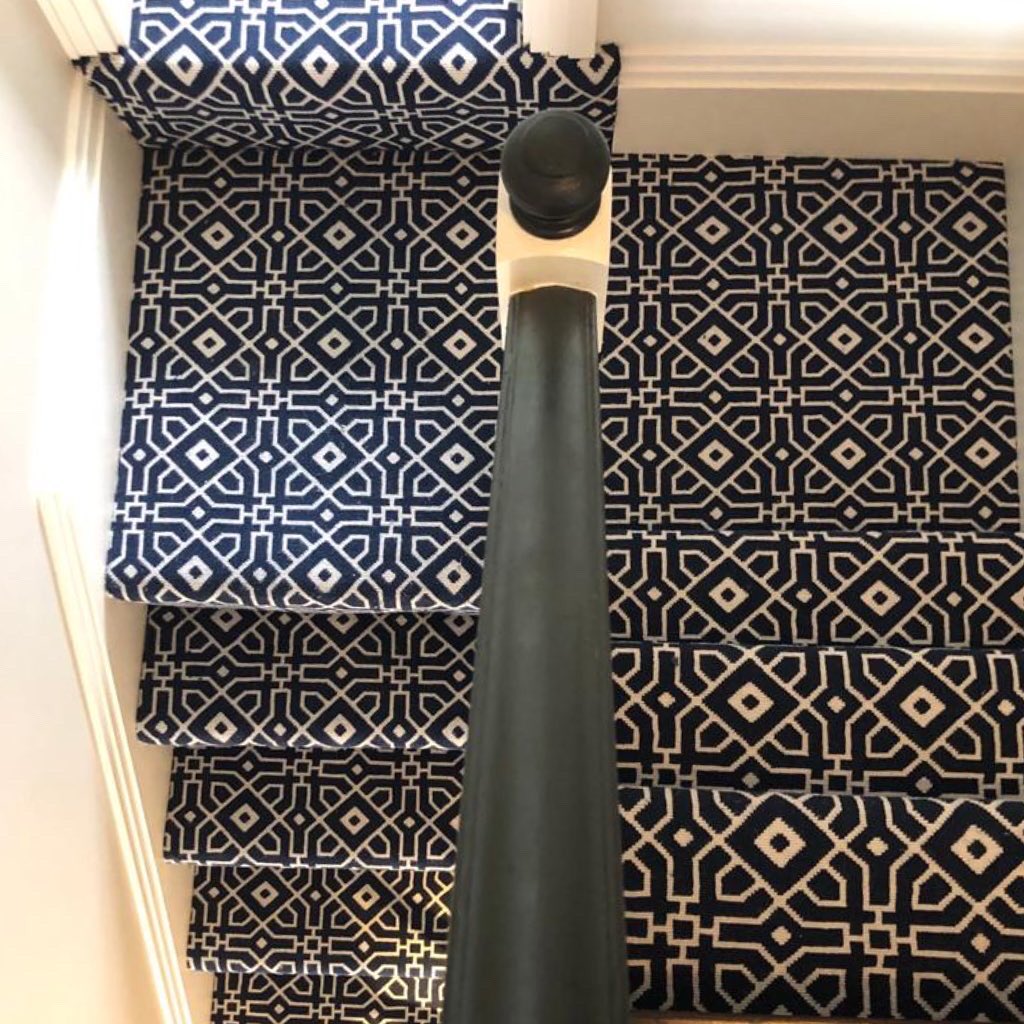 wovenandwoods's tweet photo. 🔹Beautiful Blue Stairs🔹 Installed By Lee In #twickenham 
This Stunning Statement Pattern Makes A Fantastic Feature Of Any Staircase. 
#FashionForFloors #Blueinterior #staircarpet #somethingdifferent #patterncarpet #statementstairs #interiordesign #homedecor #perfecthome #stairs https://t.co/L70la3jIUi