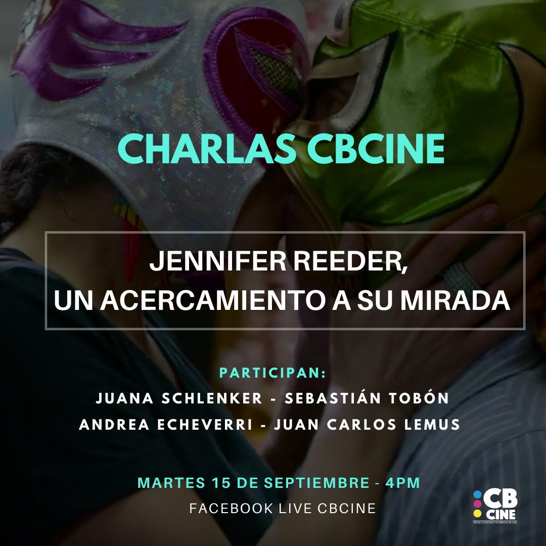CBCineCol's tweet photo. Este martes a las 4pm, charla @CBCineCol sobre la obra de @JenniferReeder 🌟
Participan @juanaschlenker @andreacine @SebasTobn @jclemus, miembros de CBCine.

#jenniferreeder #jenniferreederfilms #jenniferreederinterview #revistaceroenconducta #charlascbcine #cinematalks https://t.co/Hcy8aIZrdp