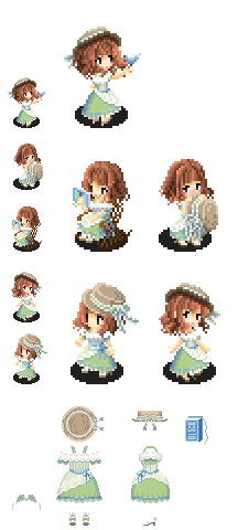神主 ハボ狐 E G59モード W っ 追加版 緑川じゅんドット絵その37 3a リヴィエルヴェール Gifアニメーション用のコマですさ Venuseleven びびび ビーナスイレブンびびっど びびびお絵描き びびびドット絵 緑川じゅん