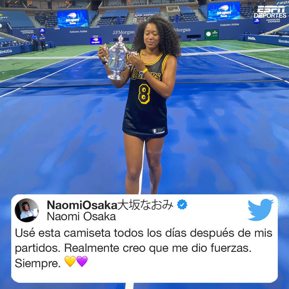 El amuleto de la suerte para Naomi Osaka. 🏀 🔝 🎾