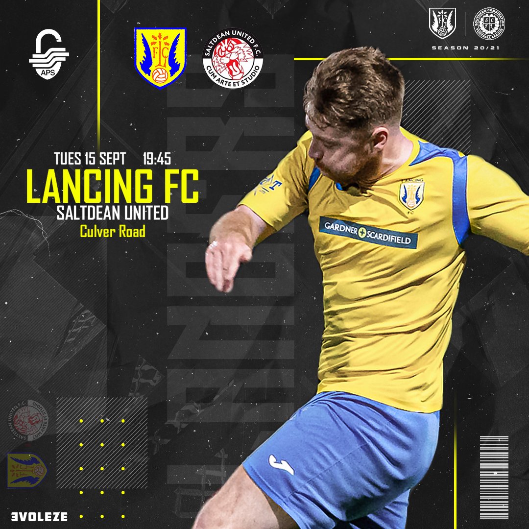 LancingFC's tweet photo. It's football under the lights on Tuesday as the #Lancers host @Saltdeanfc at Culver Road in @TheSCFL action!

Secure your ticket below 🎟️⬇️

https://t.co/vTBb4Fpj6k https://t.co/8qI22Y5Rif