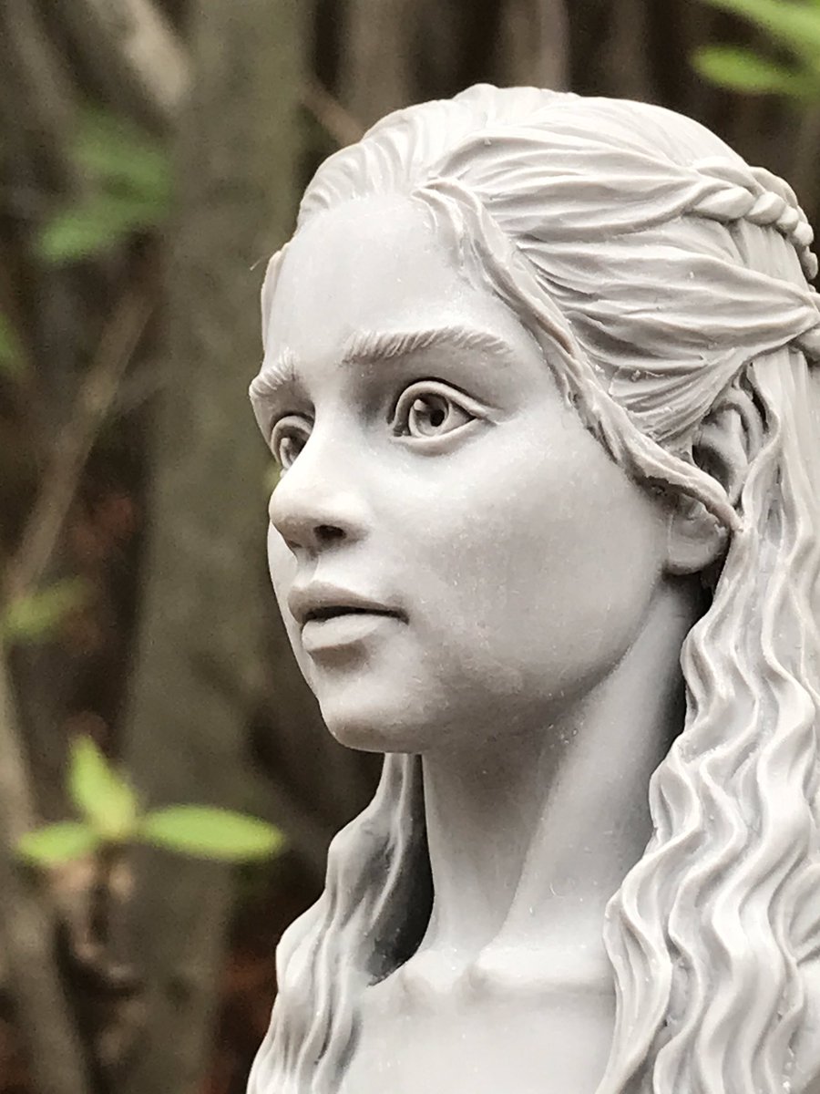 HM08312 こんな感じにリアルな顔にも使えます。これは以前粘土で作った