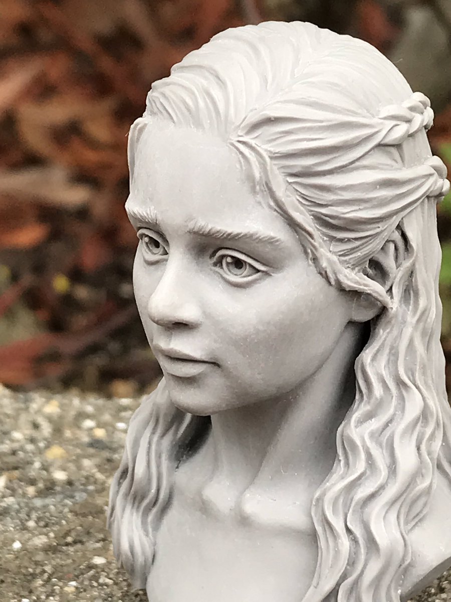 HM08312 こんな感じにリアルな顔にも使えます。これは以前粘土で作った