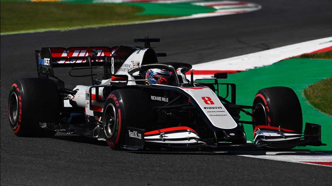 Lap 50/59: Romain drops behind Leclerc into P10.
#HaasF1 #TuscanGP https://t.co/oEMuVQqTz4