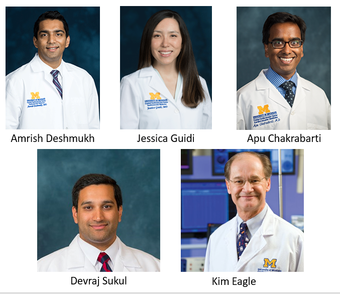 CardioNerds's tweet photo. 🎙️Us #CardioNerds are thrilled to record an incredible #CNCR with @UMichCardiology #ACCFITs Jessica Guidi, Amrish Deshmukh, Apu Chakrabarti with ECPRs from @d_sukul &amp; @keaglemd 👏👏👏

🙏@EuniceDuganMD &amp; @karanpdesai for producing, notes, &amp; graphics! 

https://t.co/39zQHXcdP5 https://t.co/gpbqjZdF9y