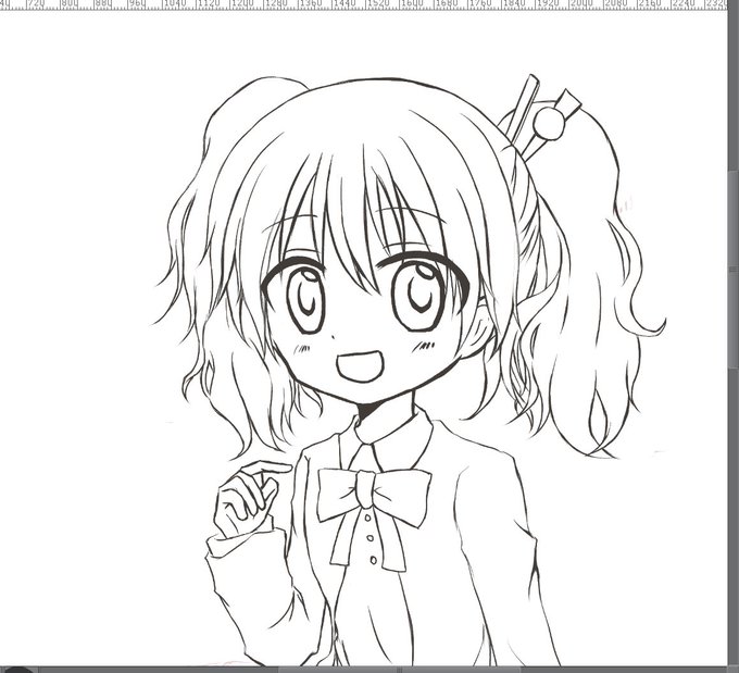 きんモザのアリスちゃん進捗('ω') 