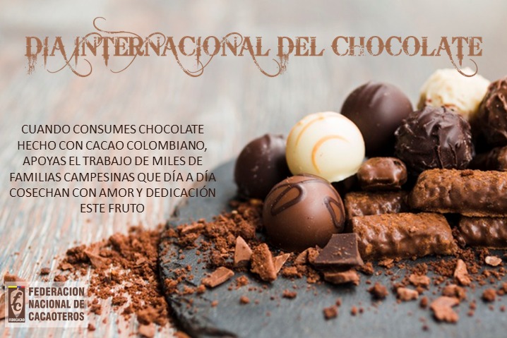 fedecacao's tweet image. #FelizDomingo celebra el #DiaInternacionaldelChocolate consumiendo chocolate hecho con cacao colombiano, así apoyas el trabajo de las familias campesinas que día a día cosechan con amor y dedicación este fruto