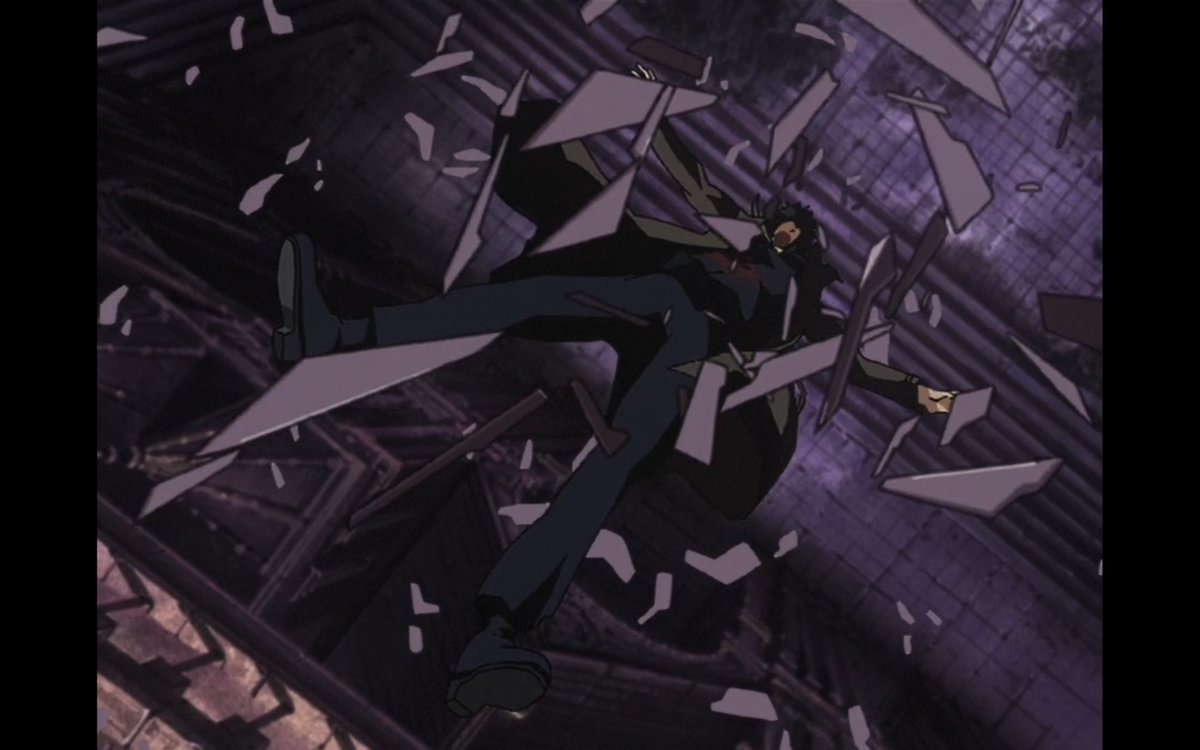 A man full of torment of his past life or of the life he has lived before somebody who is carrying an unbearable amount of weight. Always seen smoking away pain and always seen very exhausted. He is a tired man. Spike has gone through a lot and you can see it all over him.