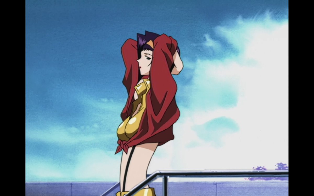 I'd like to talk next about the color pallets of cowboy bebop and how they were so well used! And how most of the anime industry can actually learn a lot from what cowboy bebop was able to accomplish with its rich amount of moods and beautiful character to background ratio.