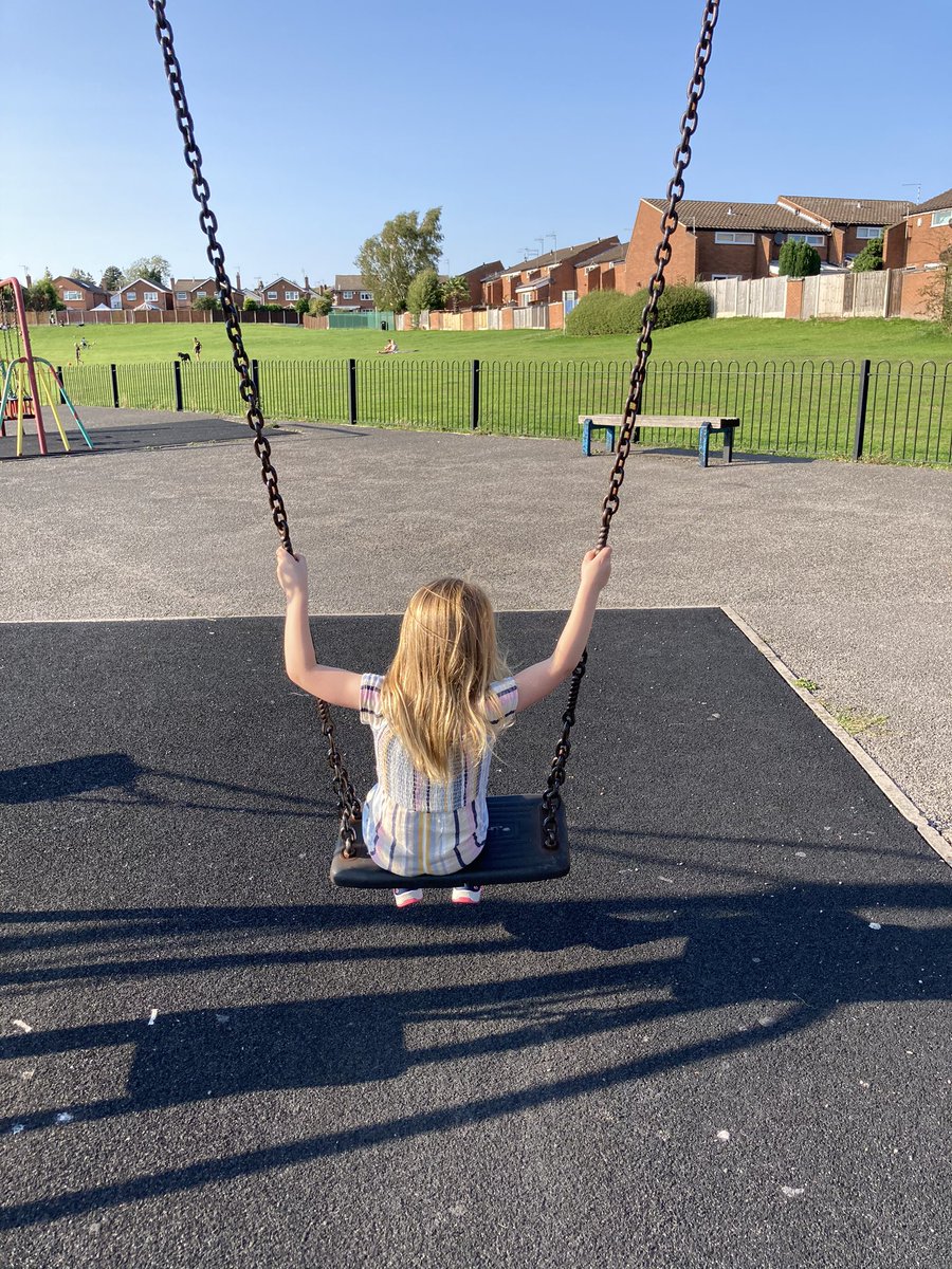 MrsNBarber's tweet photo. Apparently our new Sunday late afternoon/early evening thing to do is try and enjoy the last of the weekend sunshine in the park. This is a routine I can get on board with. #mummyandmetime #family #weekendfun #sunshine #moretimeoutside https://t.co/vtOIAYSS9N