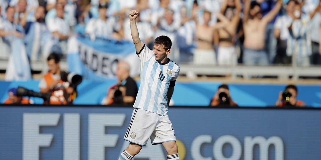 Messi is directly involved in 118 G/A for Argentina: top 3 goals+assists in history of all international teams.