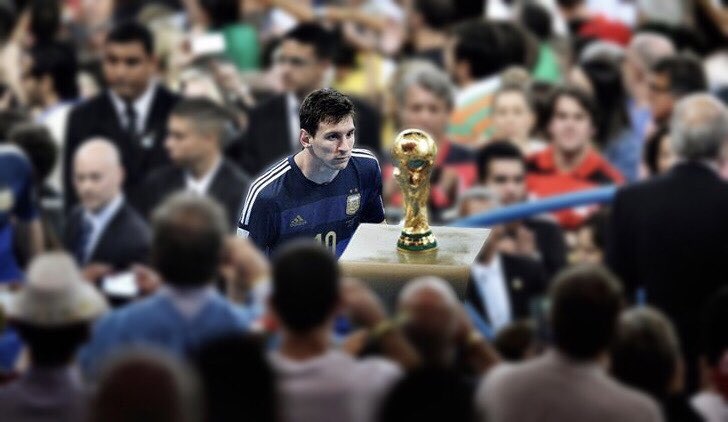 Messi has played 4 international finals in his career. Out of all 3,500+ players in history that won an international title with their countries, there are only 8 players that played in 4 different finals (including a WC). Almost all of them are Brazilians.