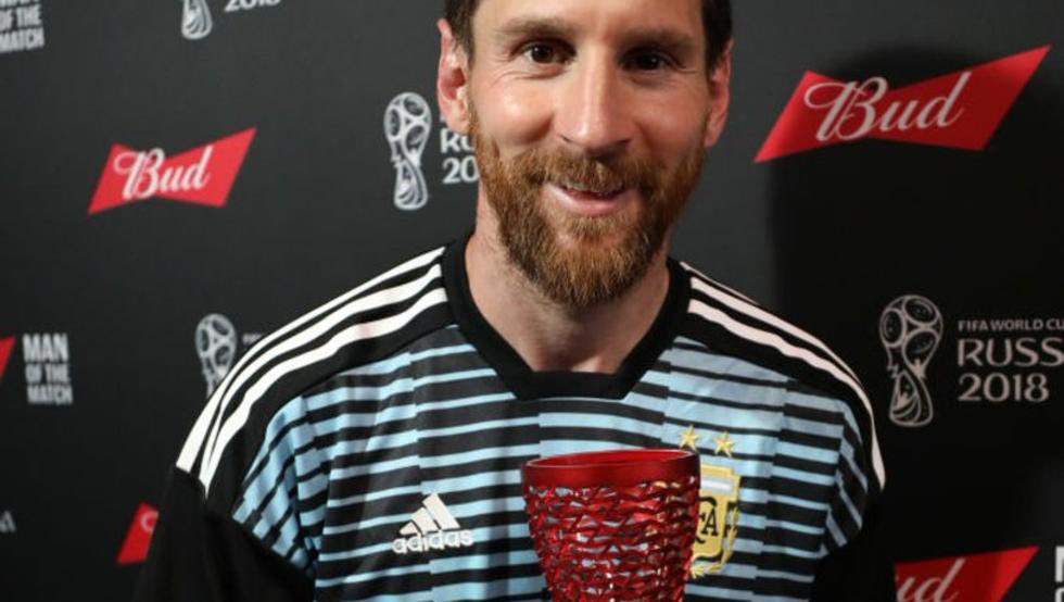 Messi is the player who has won the most MOTM (man of the match) awards in a single World Cup tournament ever - 5 in 2014. He also has the overall record for World Cup MOTMs in Argentina’s history - 7.