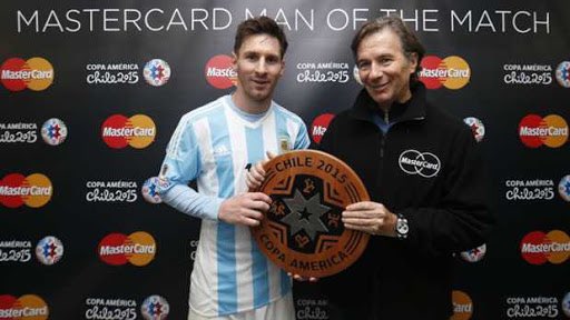 Messi is the player who won the most Copa America Man Of The Match awards in history (11).