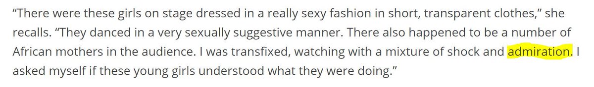 And ofc, it’s all paired with gratuitous crotch and ass-shaking shots throughout. “The gyrating preteens are supposed to make you uncomfortable!” they squeal, but to me, they’re srsly indistinguishable from a film by a filmmaker who may find this type of expression “admirable.”