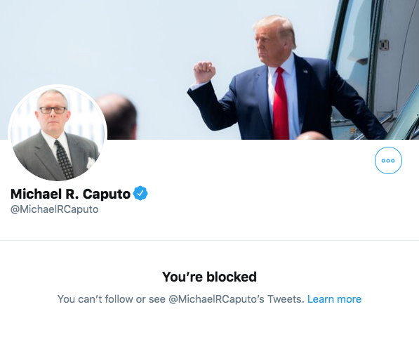 12/ Within 30 minutes of me saying the White House would shut Caputo down, as his second unhinged public feud with me—likely prompted by my two NYT bestsellers attacking his record—would draw attention to me and Proof of Corruption that the White House didn't want, this happened: