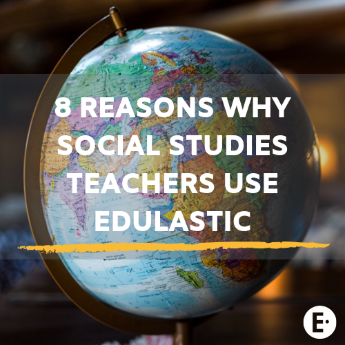 Edulastic's tweet photo. 🙋Raise your hand if you love spending hours grading history exams! No?
Then why not learn more about using Edulastic in your social studies classroom to cut down on time grading tests?
➡️ https://t.co/7BzE4fi37I
#sschat #education #iteachss https://t.co/JUxkrRUtRv