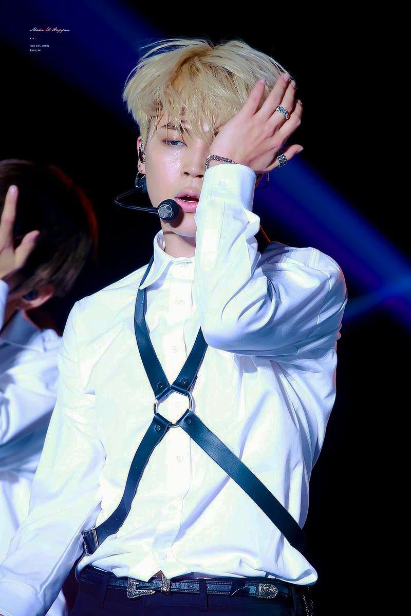 Jimin in harnesses & body chains — a needed thread