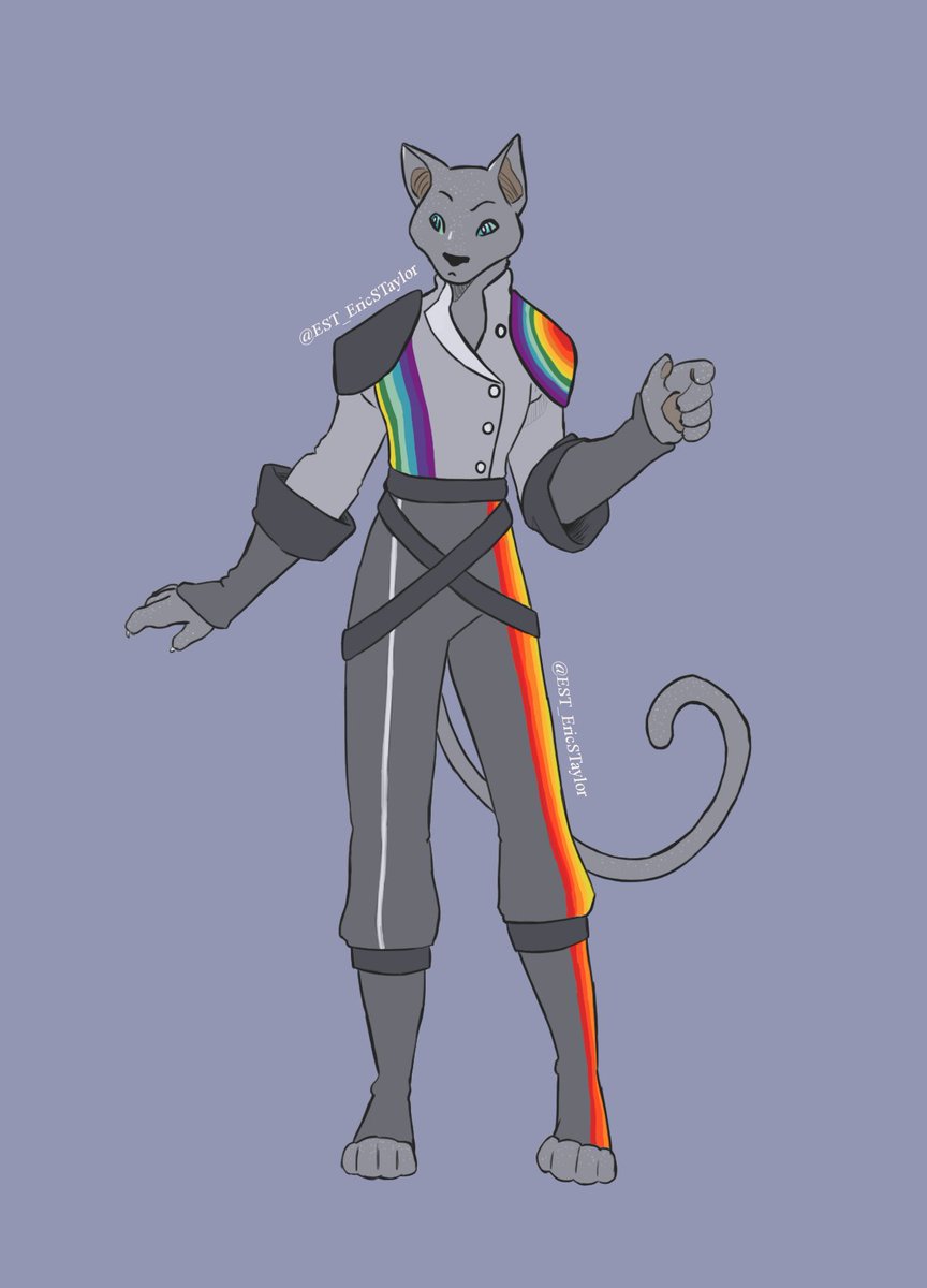 Charon - Fabulous Cat Dad (Rogue)Charon is from the Center of the Universe - yes, *actually*. He volunteered for the Solaris Program on a whim but once he was Chosen it was only natural he'd become Champion.Quick-witted with a sharp tongue, Charon is the Pulsar Champion.