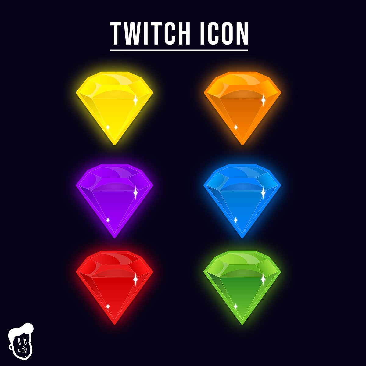 Hey everyone! Today I present you a pack of #twitch icon! Hope you like it 😁

#graphisme #GraphicDesign #GraphicDesigner #logo #LogoDesign #logodesigner #logomaker #graphiste #streamer #design #Illustrator #Icon #Emoji