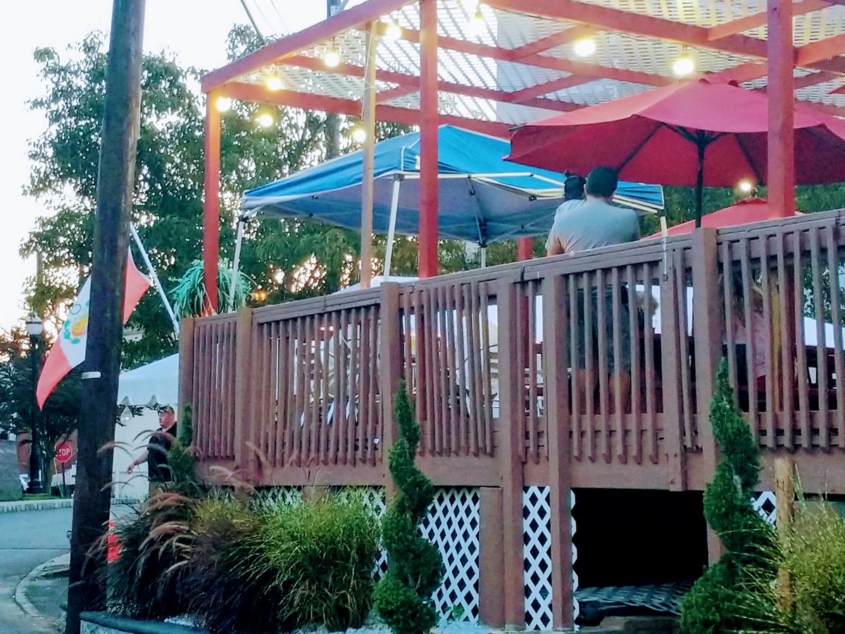 PeruNewJersey's tweet photo. Dine Outdoors under our Tents on our Private Patio Deck! Friday & Saturday Kitchen Opens 11am to 10pm. Take Out & Delivery! Main Street Rahway Union County New Jersey #PeruNJ Peru NJ. We Deliver to Surrounding Areas https://t.co/r8jPBvTKcJ