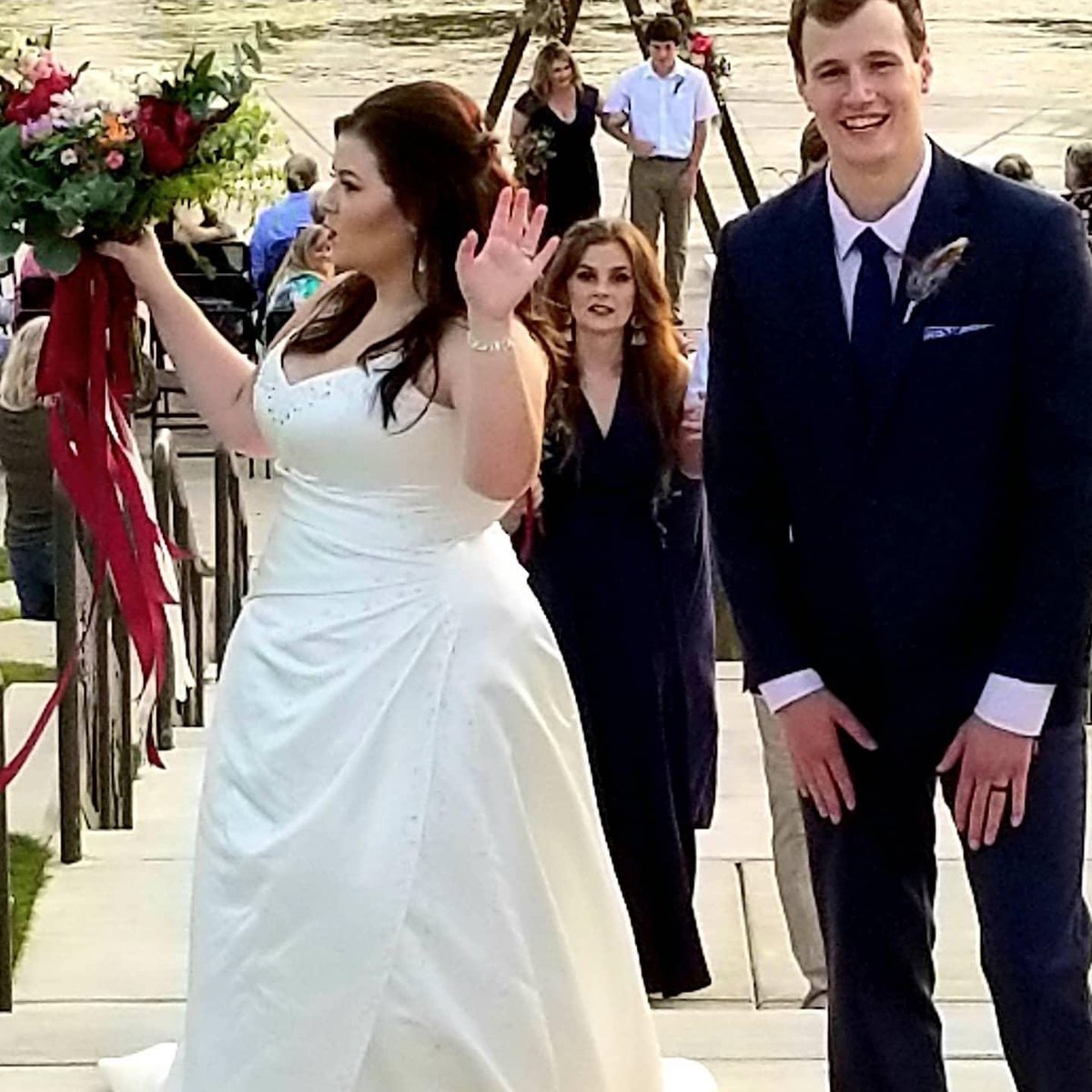 Haley__Hayes's tweet photo. We are FINALLY MARRIED!! I am so happy to spend the rest of my life with you @JakeBatman ❤️❤️ #BecomingBatman https://t.co/EOsG3OMeuI