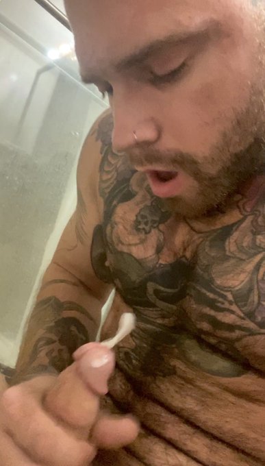 A long time ago before powerlifting and body building I was able to lean forward and suck all the cum