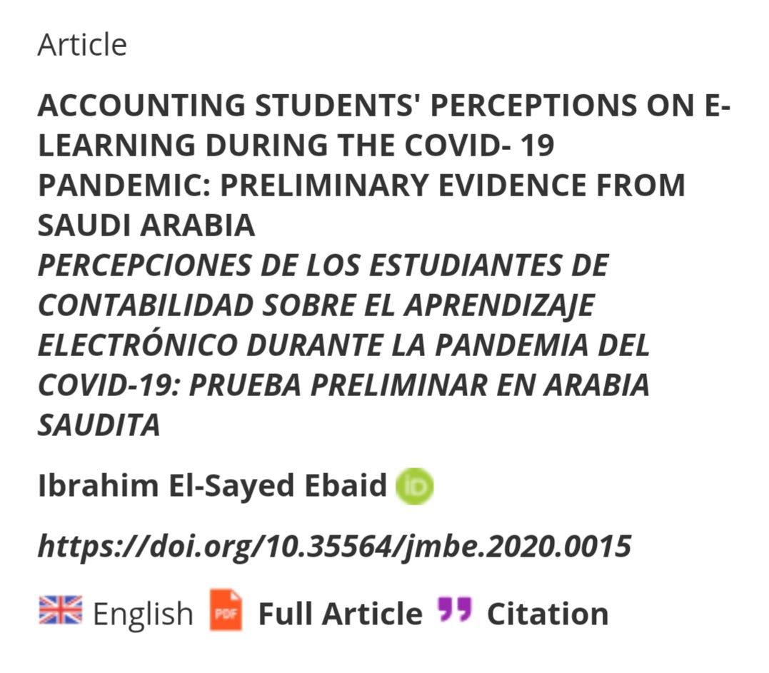 fdiezmartin's tweet photo. JMBE new article earlycite from Saudi Arabia #education
#empresa #innovacion @NitokuCOM con @RedAedem @FundCamiloPrado https://t.co/YjjpJhweRx https://t.co/LDjwNoc1ka