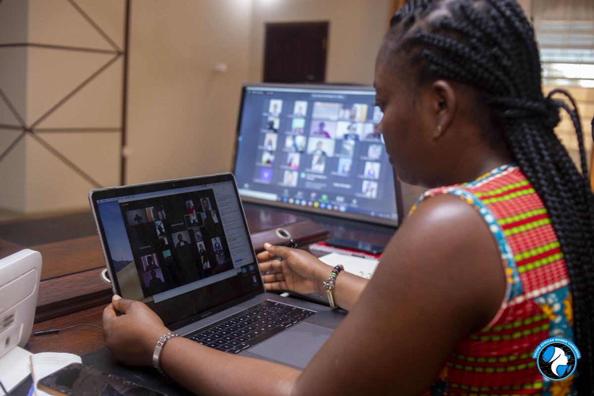 YAWC_Network's tweet photo. Virtual Swearing-in of the Global and Chapter Leaders of the @YAWC_Network in pictures.

#leadership #Africa #womenempowerment 
@JacqueNyap1 @AtimLindah @baby_eve1023 @OgundimuMary @Nsebobo1 @koffi_ocloo @FKTeye4 https://t.co/DqagWTnAIp https://t.co/VmCZg9xYIJ