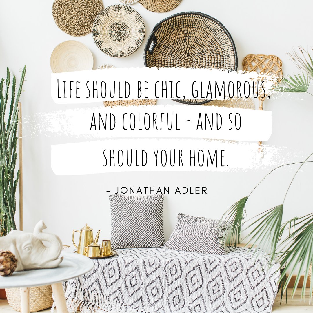 May your home be as colorful as the rainbow. 🌈
#mondaymotivation #startyourweekright #colorfulhome #glamorouslife #chicstyle https://t.co/aWVW3D9BA1