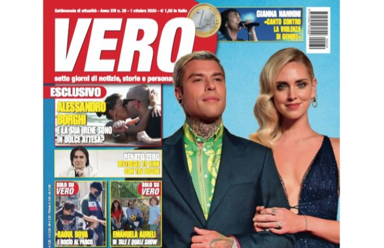 In #edicola il nuovo numero di #VERO con  #ChiaraFerragni e #Fedez, #AlessandroBorghi, #RenatoZero, #RaoulBova #EmanuelaAureli, #EmmaMarrone #EnricoPapi … e molto altro 😎😎😎 - #Gossip #Vip #Televisione #Spettacolo