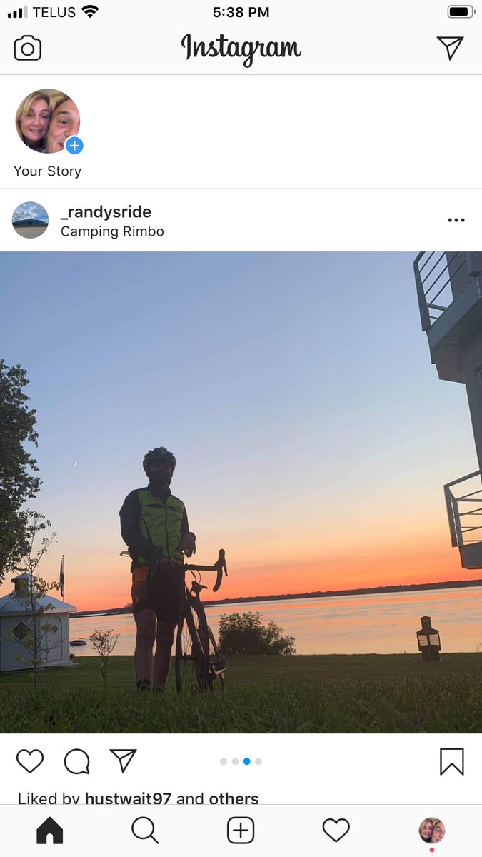 So proud of our boy. Completed his epic ride across Canada In 28 days wearing a mask to raise funds for Leukemia & Lymphoma Society/ Canada COVID 19 Relief Fund. Thank you, for your generous support. Love and kindness.