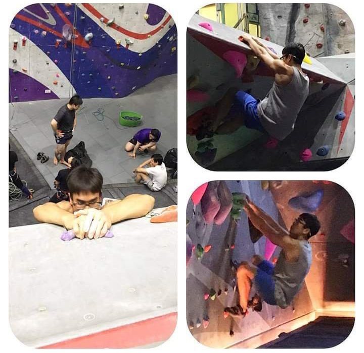 Rock climbing is one of his fave thing to do...and it's also an NY thing  #ณเดชน์  #nadech  #kugimiyas  #nadechyaya
