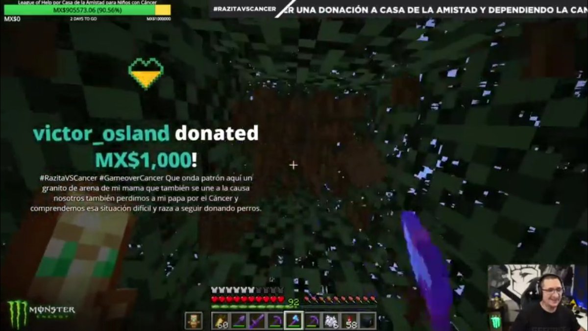 0swwald's tweet image. #RazitavsCancer Se está a nada de la meta, si pueden pasarse al stream y ayudar aunque sea con un pesito se les agradecería infinitamente #GameoverCancer
twitch.tv/mym_alkapone