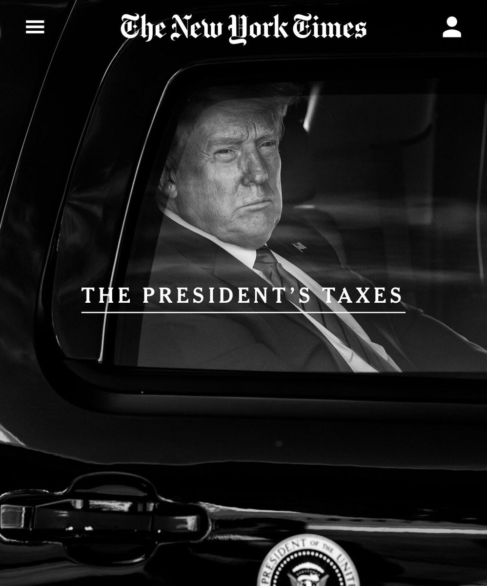 TheoGelves's tweet photo. El New York Times publicó una investigación sobre algo que ha sido un misterio desde antes de que Donald Trump llegara a la presidencia de Estados Unidos: la declaración de renta del mandatario. El diario dice haber accedido a 20 años de reveladoras declaraciones. Abro #HiloTime: https://t.co/Vc5mZL0oFN
