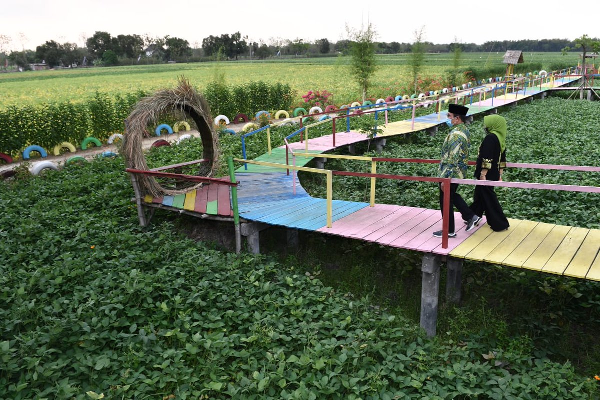 Mendes PDTT @halimiskandarnu meresmikan Wisata Edukasi Pejambon, Desa Pejambon, Kecamatan Sumberrejo, Bojonegoro (25/9).
Wisata Edukasi pejambon menjadi salah satu contoh bangkitnya perekonomian masyarakat desa yg terpuruk akibat pandemi Covid-19.
#ExploreDesa #DesaBisa https://t.co/ySWOmXj2yc