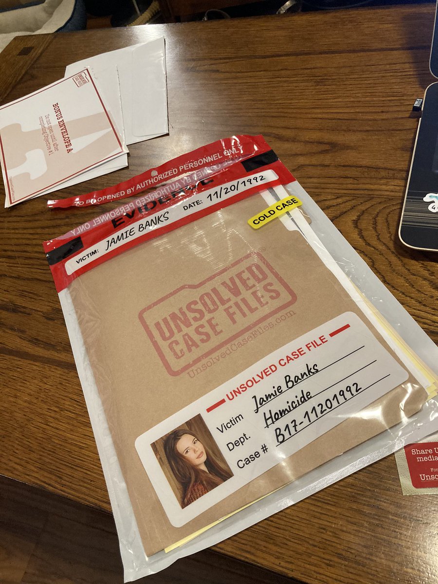 So much fun #unsolvedcasefiles