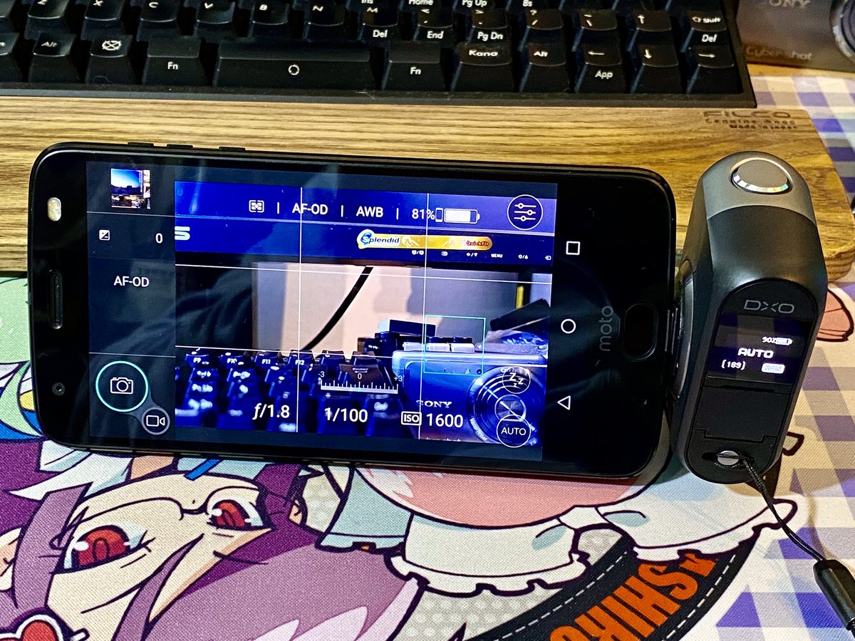 wainohito's tweet photo. 本日の召喚!!!
DxO One Android版!
最強のAndroidカメラ機出来ちゃった!(๑˃̵ᴗ˂̵)ノ
#dxoone #truezoom https://t.co/KHG6kxyPIo