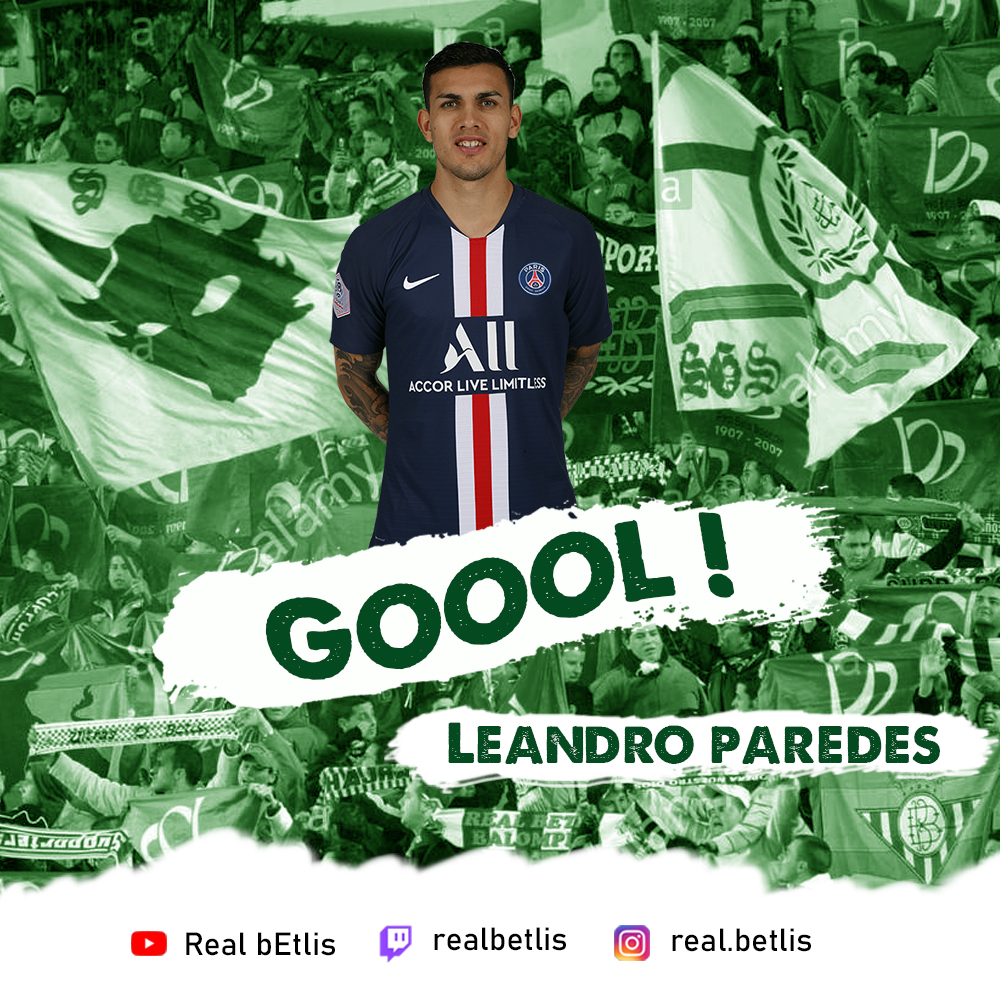 RBetlis's tweet photo. #RealbEtlis 2 - #GFC 1 /

52' ST ⏰

¡GOOOOOOOL DE #REALBE! LO HIZO PAREDES💚💚 https://t.co/YozSOXVdD4