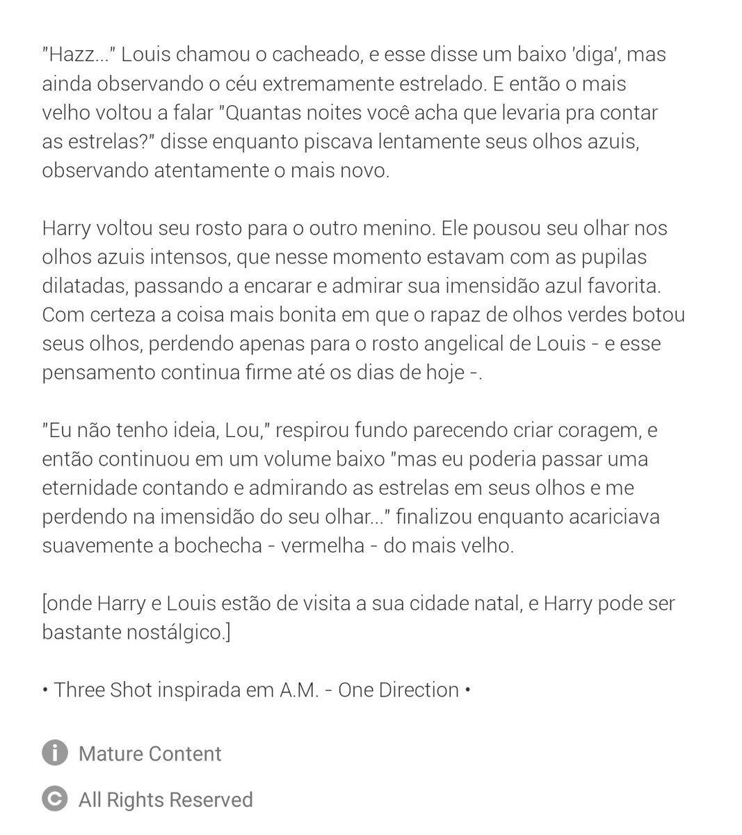ustayedtillam's tweet photo. Essa é AM, minha primeira fic postada no wattpad. Aqui está o plot se você puder dar RT e FAV seria ótimo, caso queira ler também seria mais perfeito ainda, tenho certeza que não vai se arrepender. obrigada pela ajuda, lhe desejo muito amor e luz!
link: https://t.co/8p5OvhVPGy https://t.co/lvHELax1PX